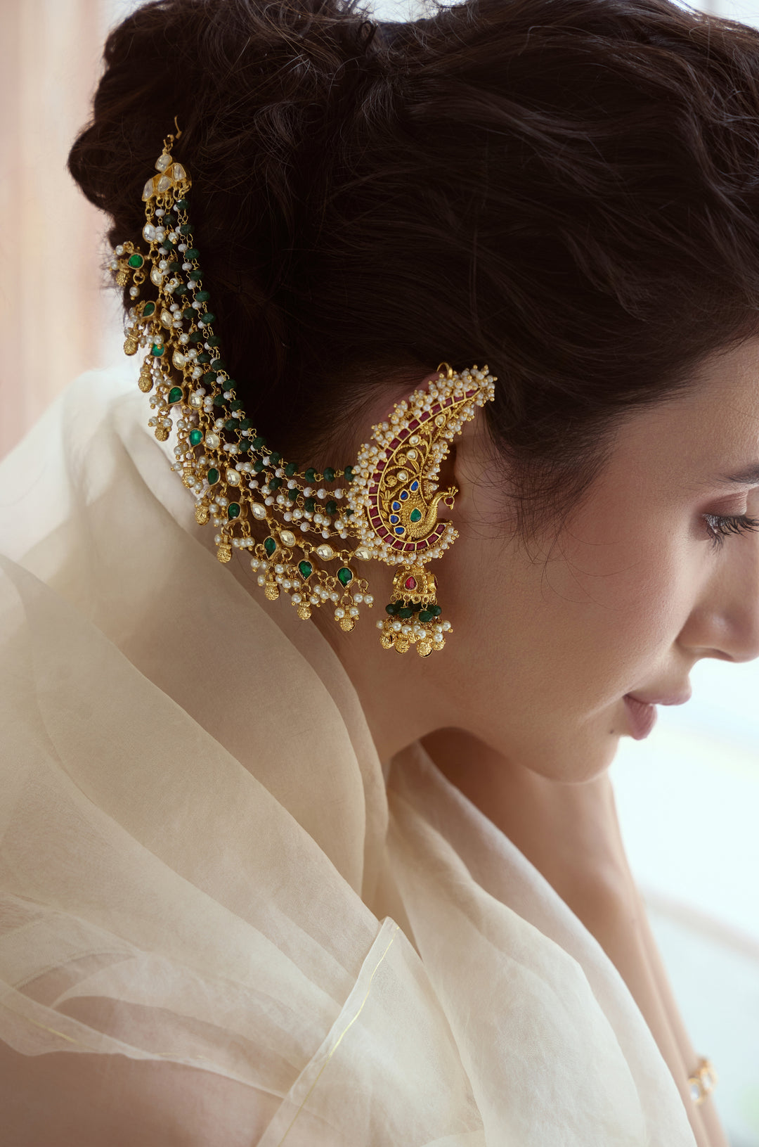 Mahira Kundan Jhumka Earcuffs