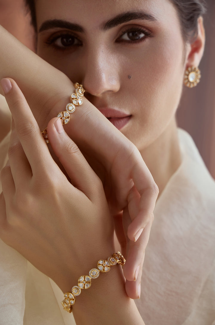 Ish Polki Bangles - Set of 2