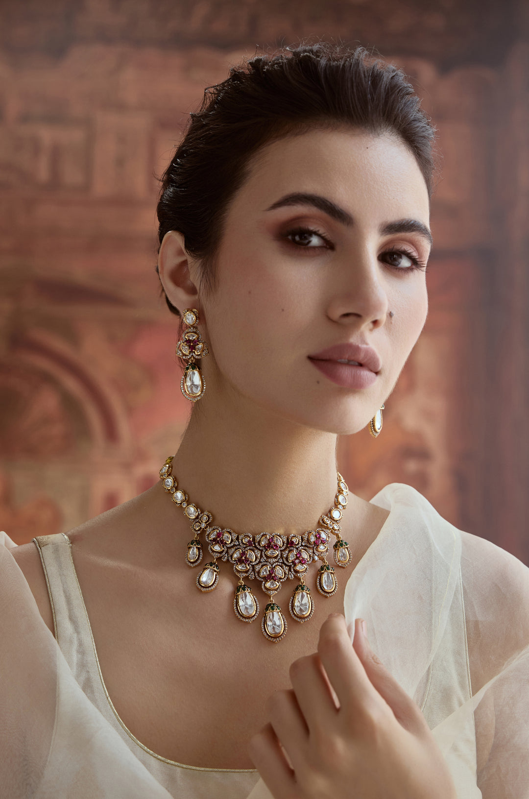 Parisha Polki Necklace Set