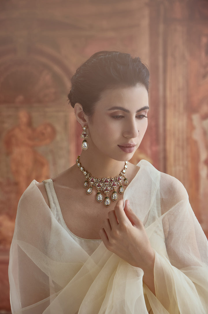 Parisha Polki Necklace Set