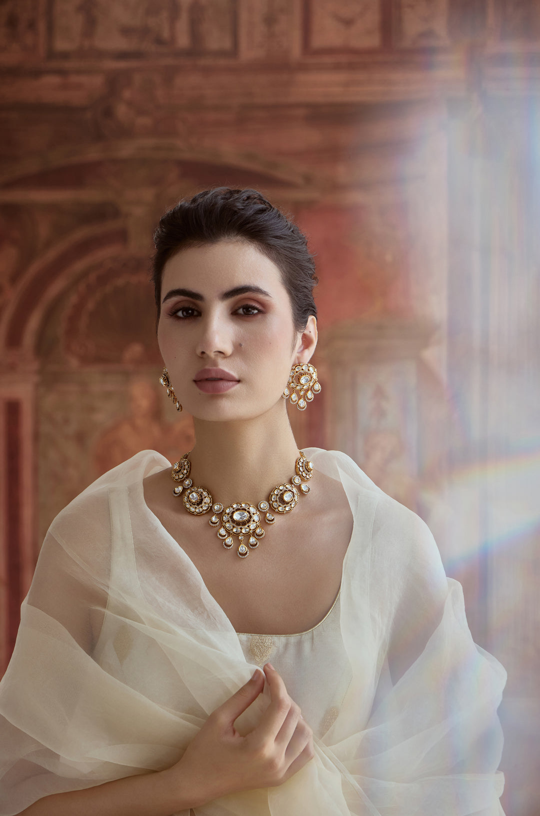 Shazmeen Polki Necklace Set