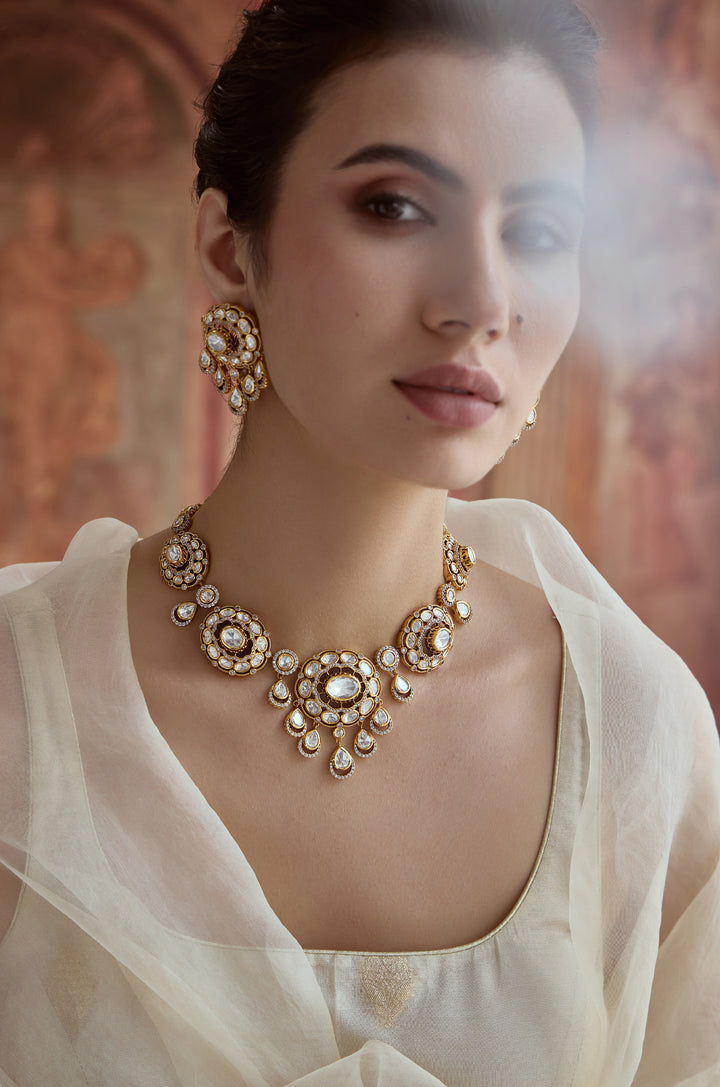 Shazmeen Polki Necklace Set