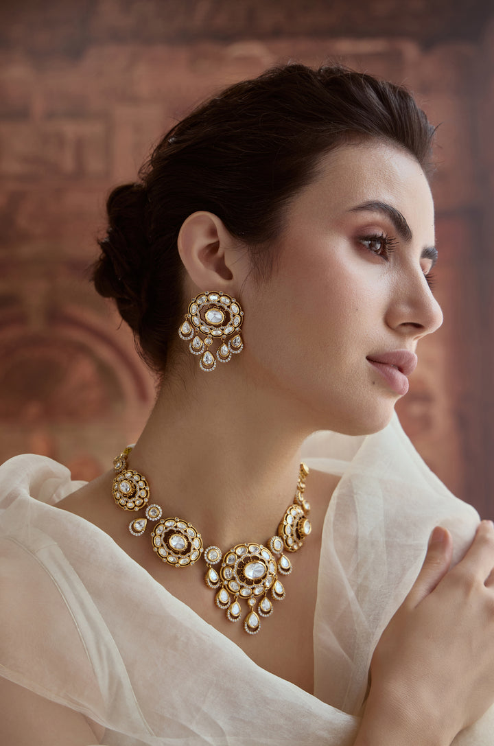 Shazmeen Polki Necklace Set