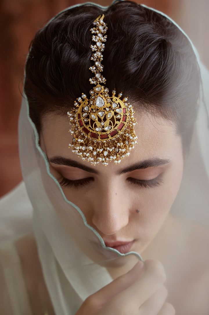 Miyra Fine Silver Chand Maangtikka