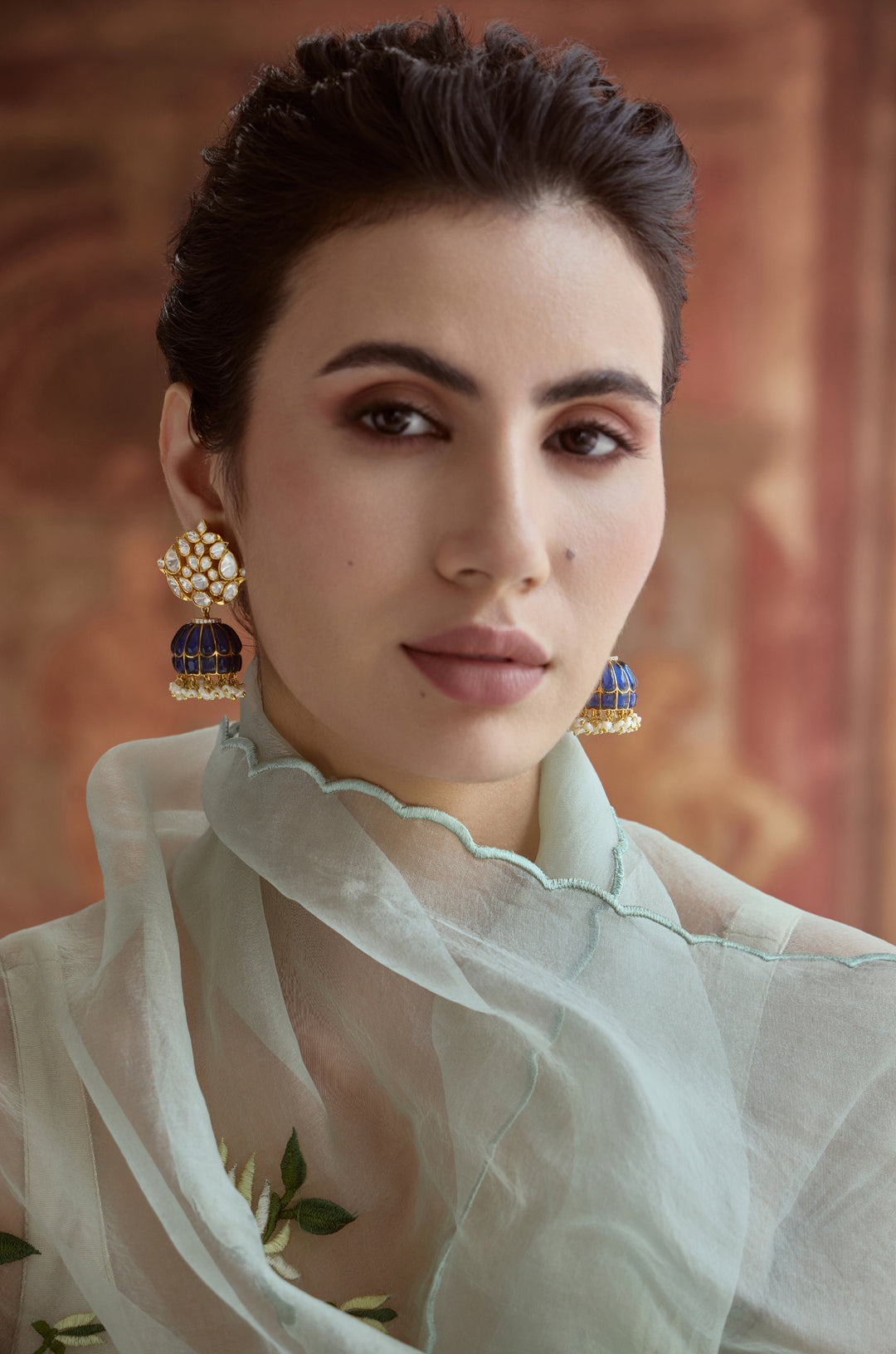 Gautami Fine Silver Jhumka Earrings