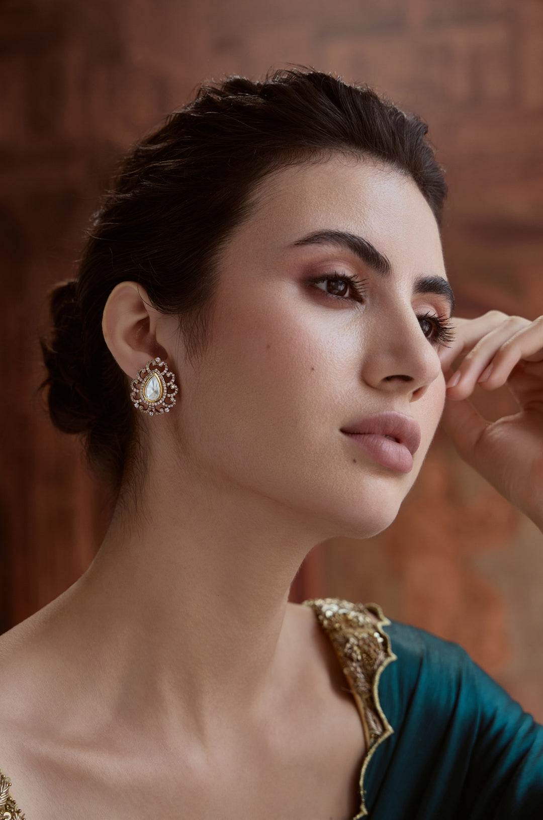 Raasya Polki Stud Earrings