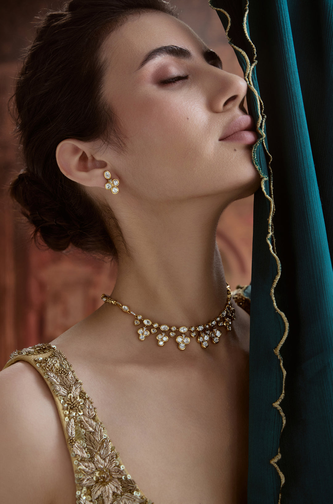 Abeer Polki Necklace Set