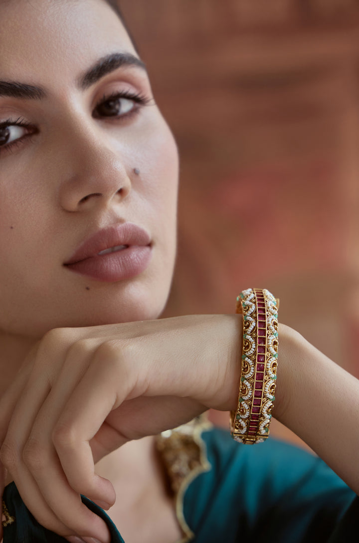 Gulraiz Pink Bangles - Set of 2