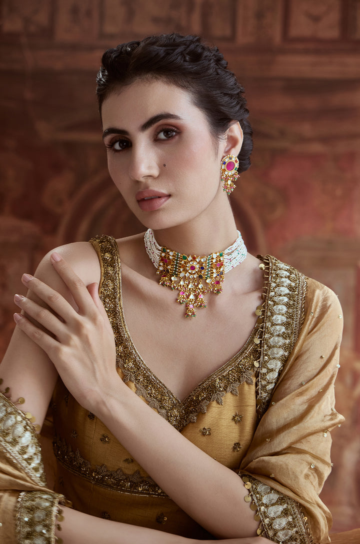 Talismani Kundan Necklace Set
