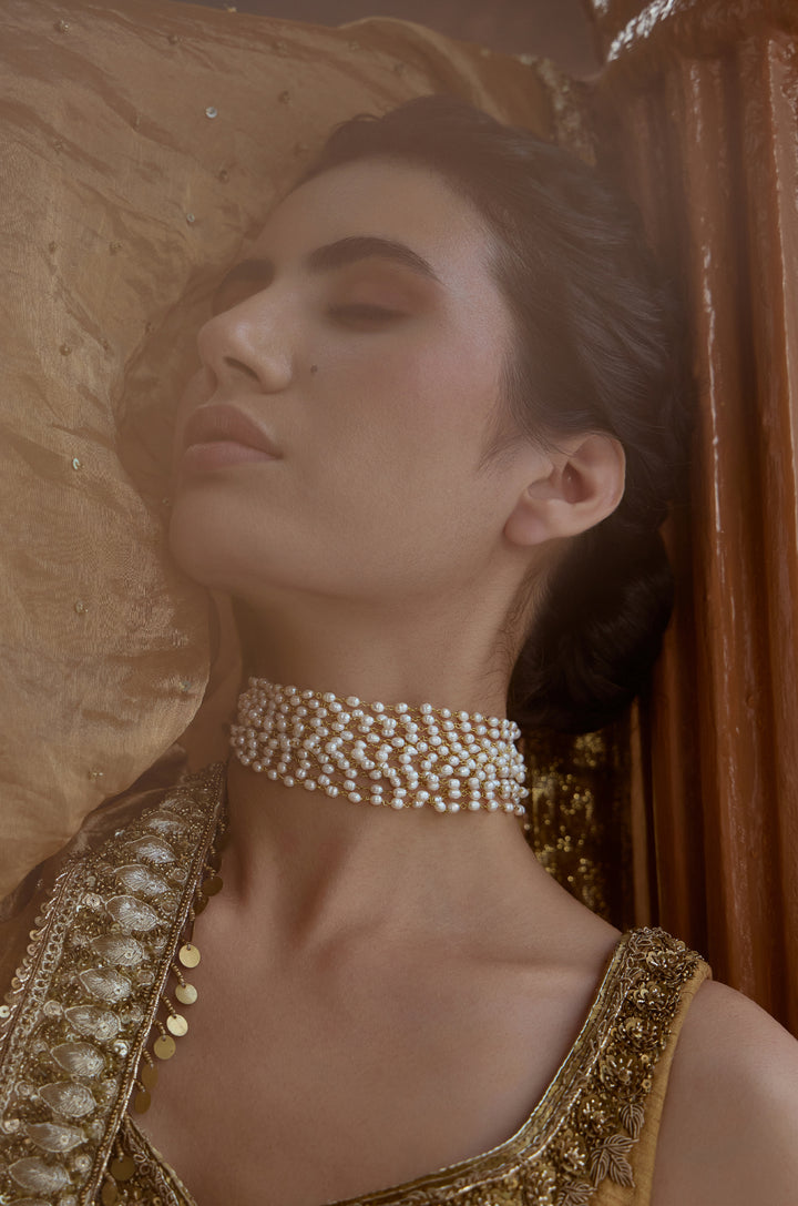 Esme Pearl Choker Necklace