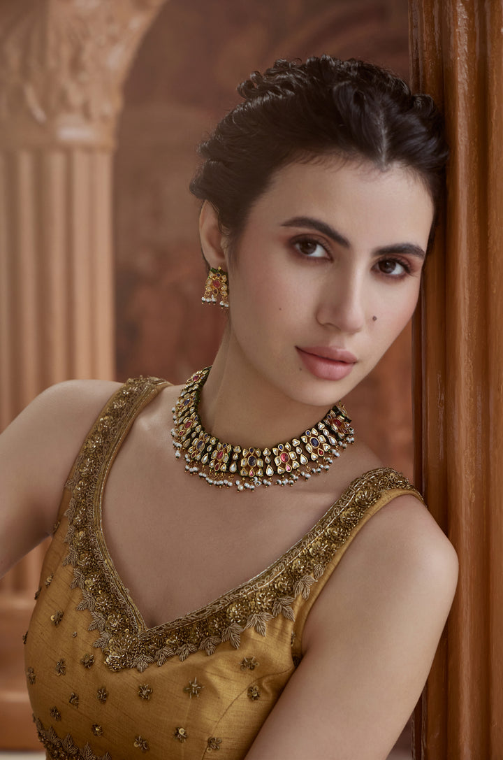 Urvashi Multicoloured Necklace Set