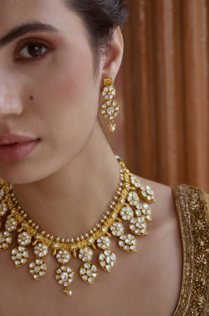 Pranali Polki Necklace Set