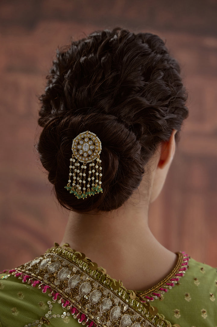 Abhisha Polki Braid Pin