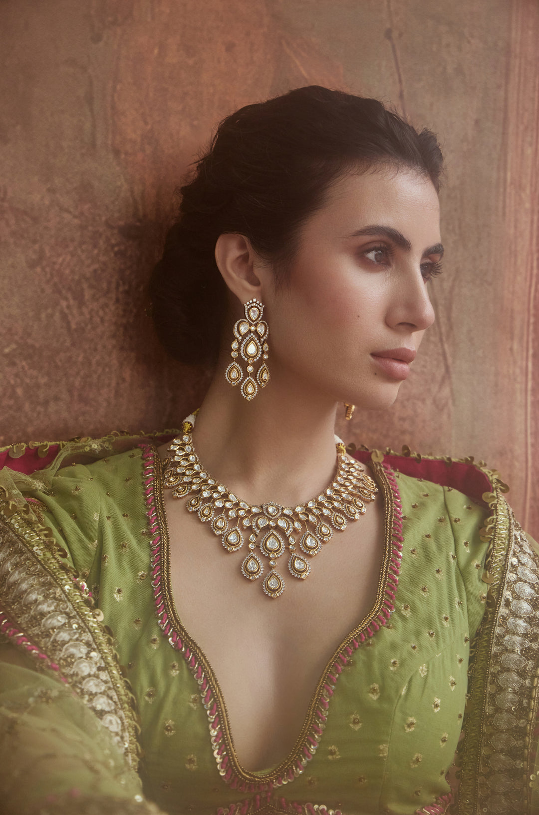 Zareema Polki Necklace Set
