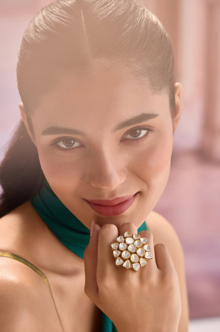 Zehra Polki Ring