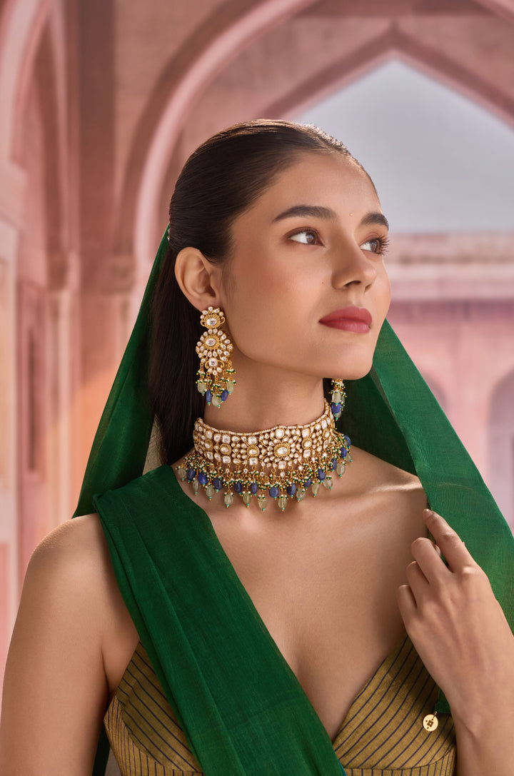 Tihaa Polki Necklace Set