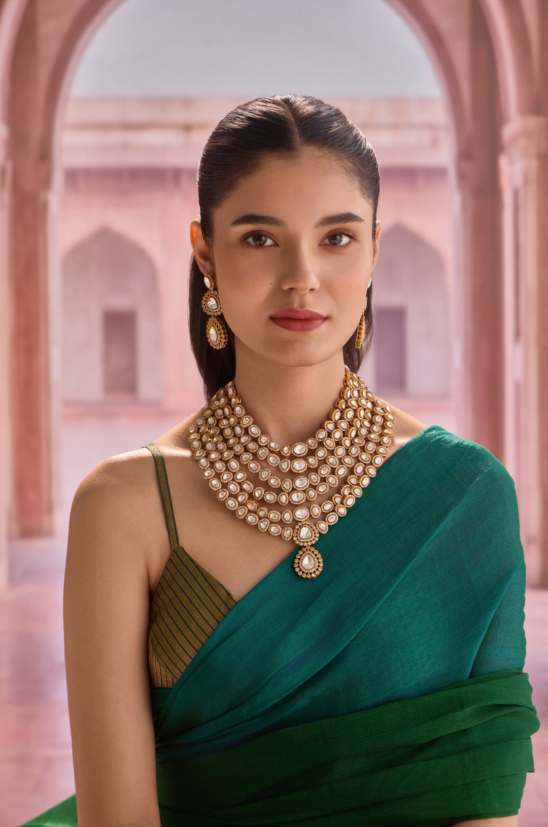 Shaana Polki Necklace Set