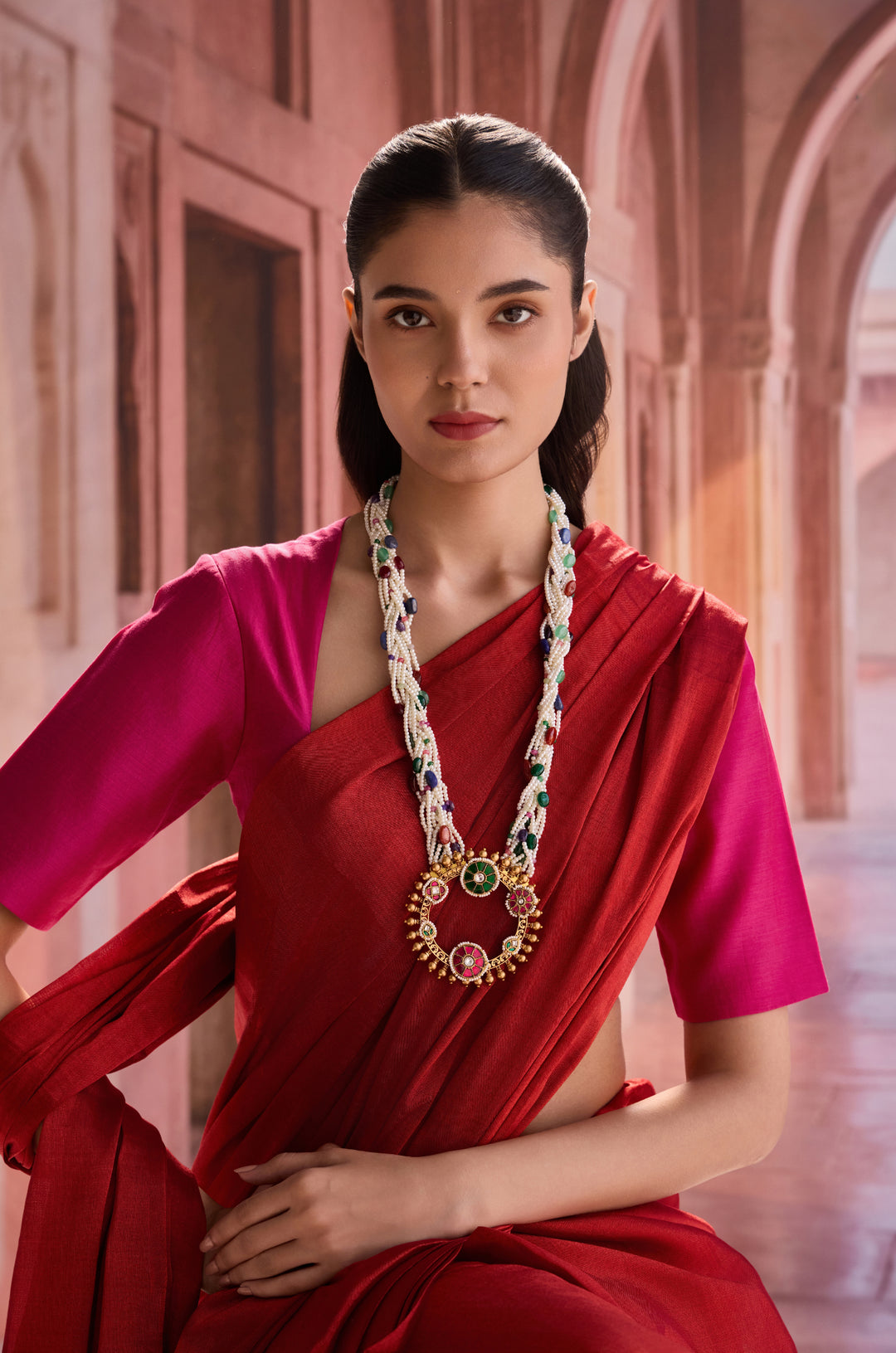 Nandini Panchrattni Pearl Necklace