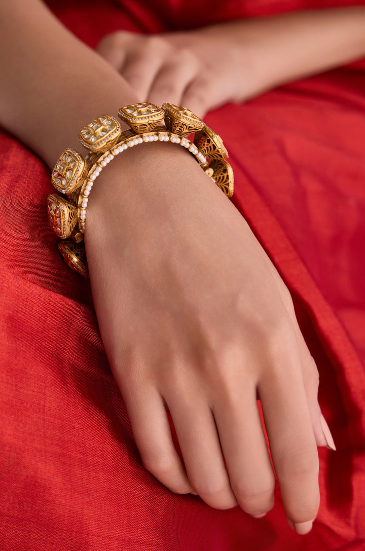 Tanisha Polki Pacheli Bangle