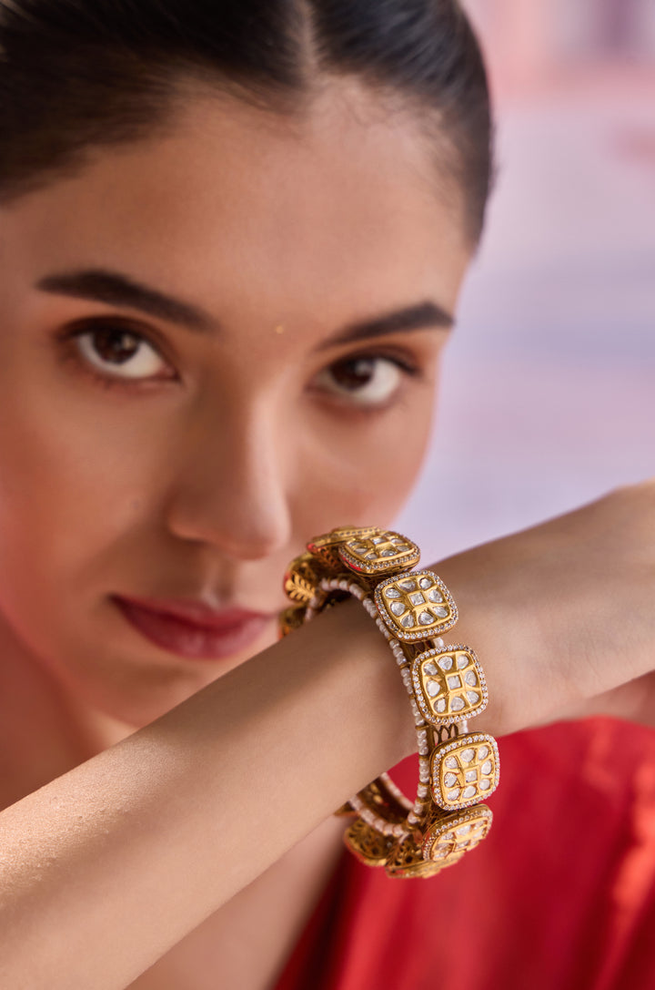 Tanisha Polki Pacheli Bangle