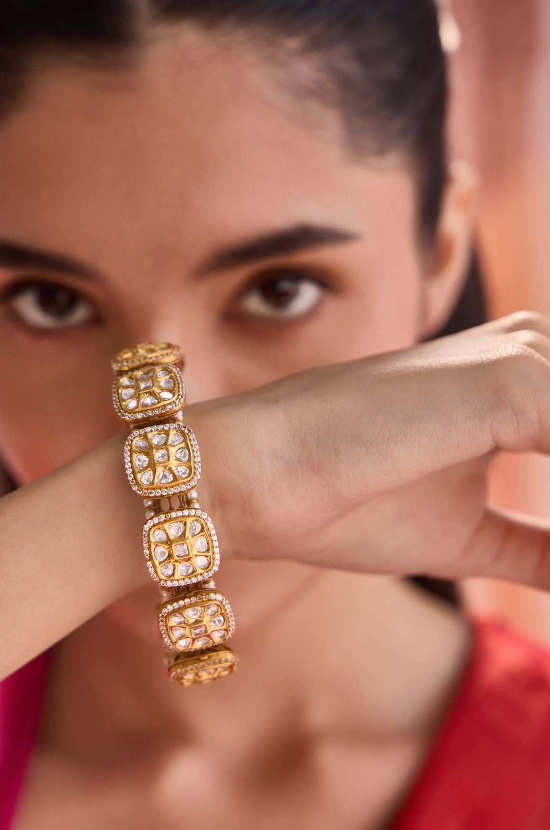 Tanisha Polki Pacheli Bangle