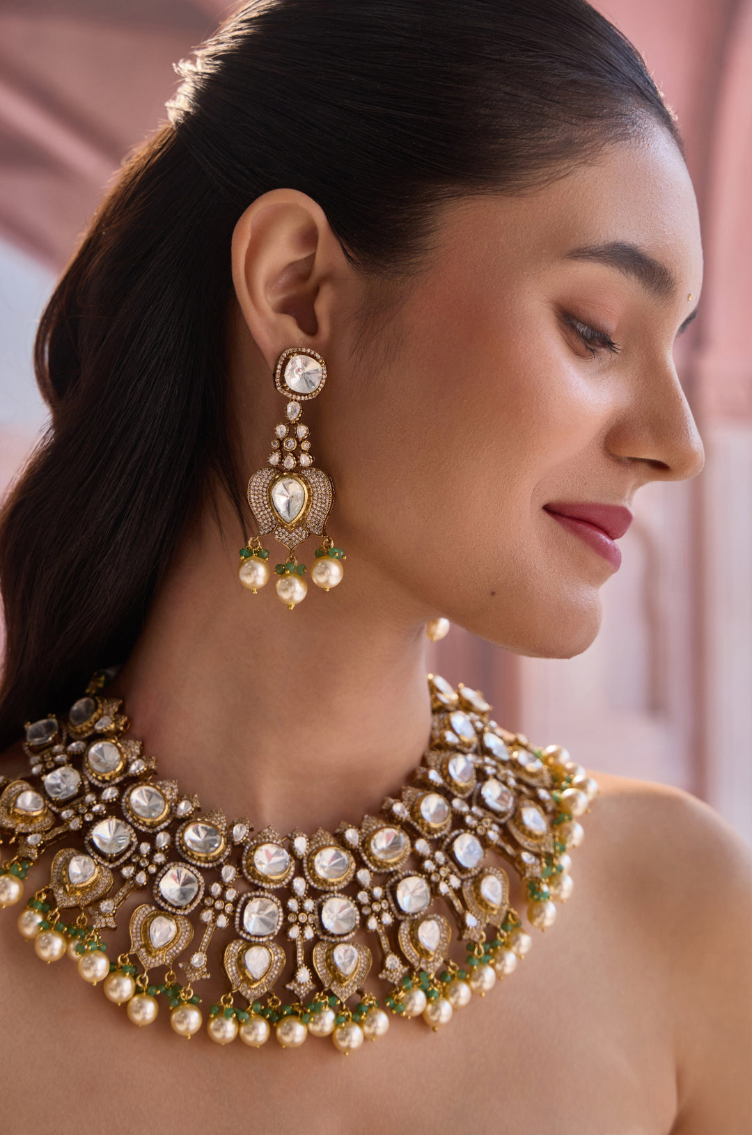 Bella Polki Necklace Set