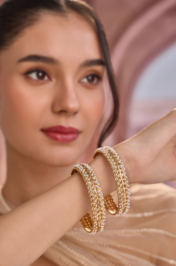 Rumi Jadau Bangles - Set of 2