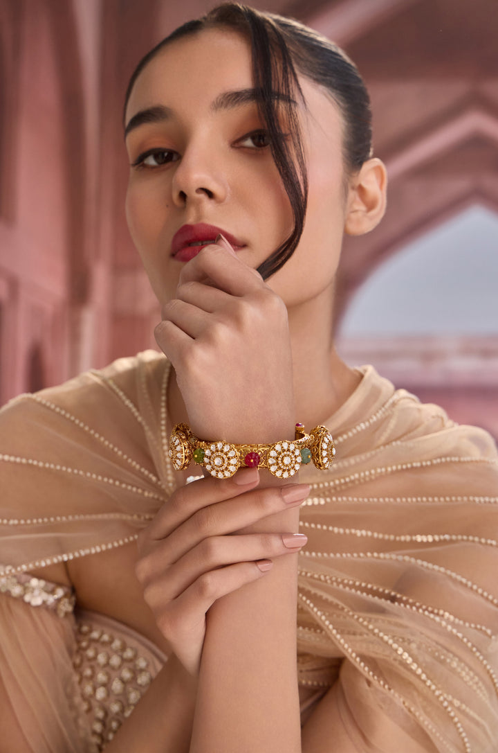 Viha Polki Pacheli Bangle