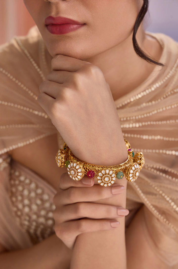 Viha Polki Pacheli Bangle