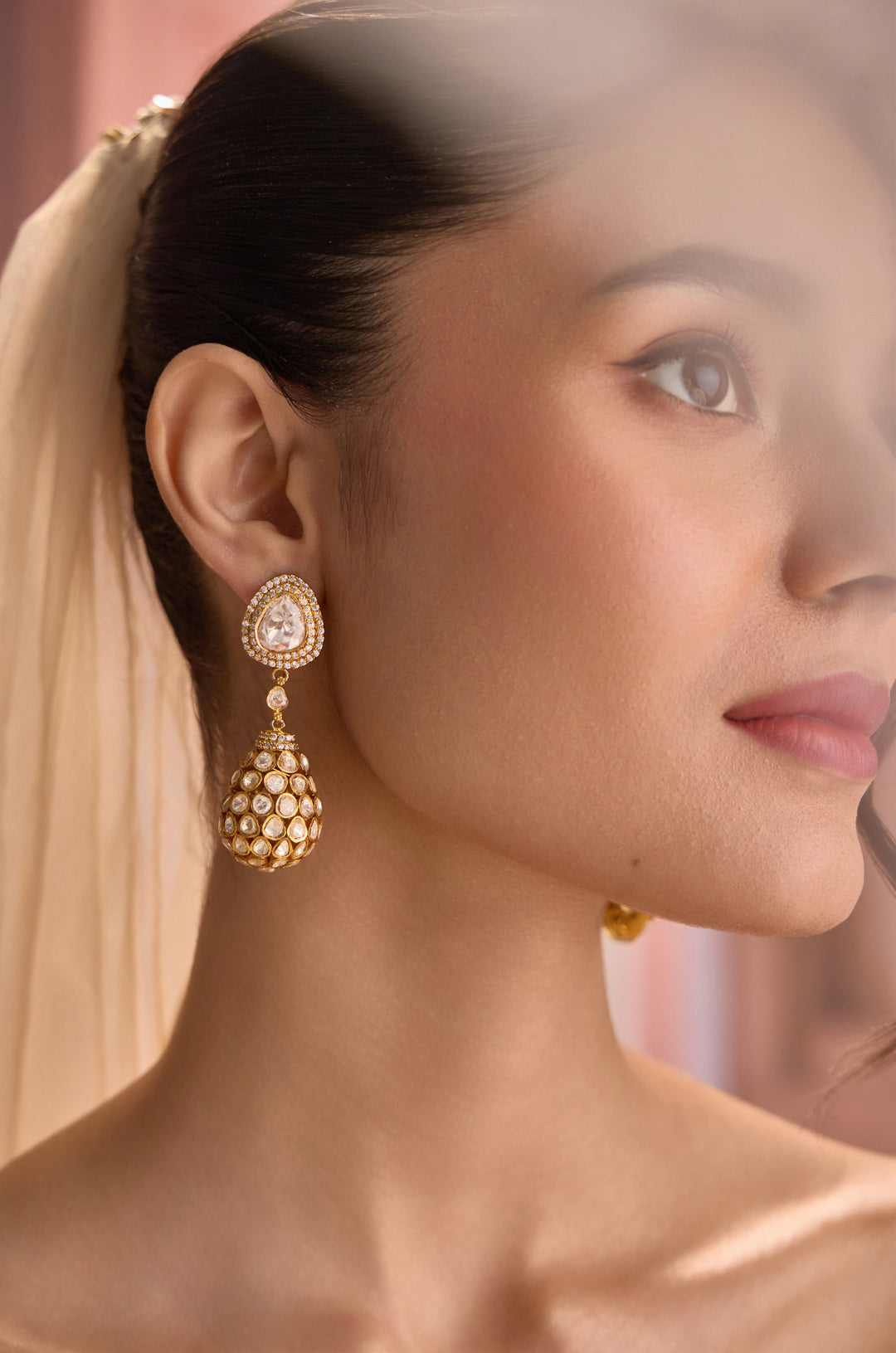 Faha Polki Earrings