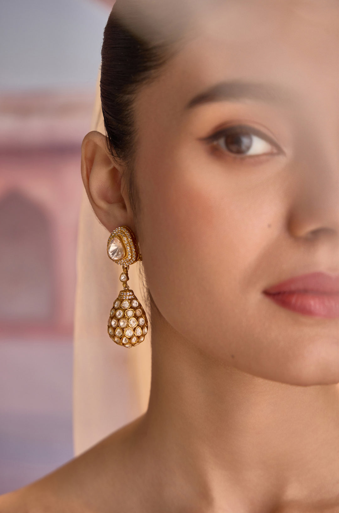 Faha Polki Earrings