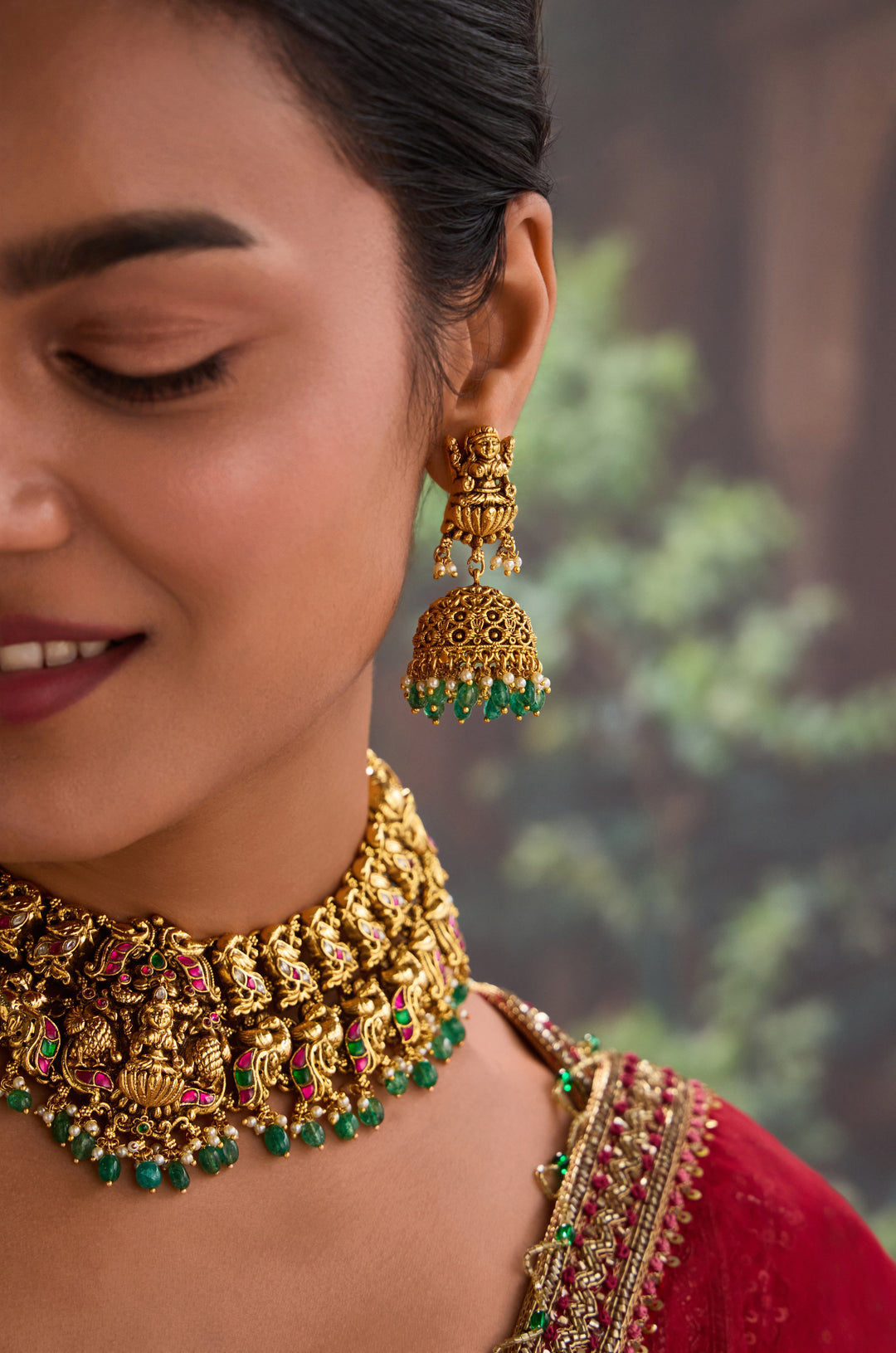 Taara Temple Work Necklace Set