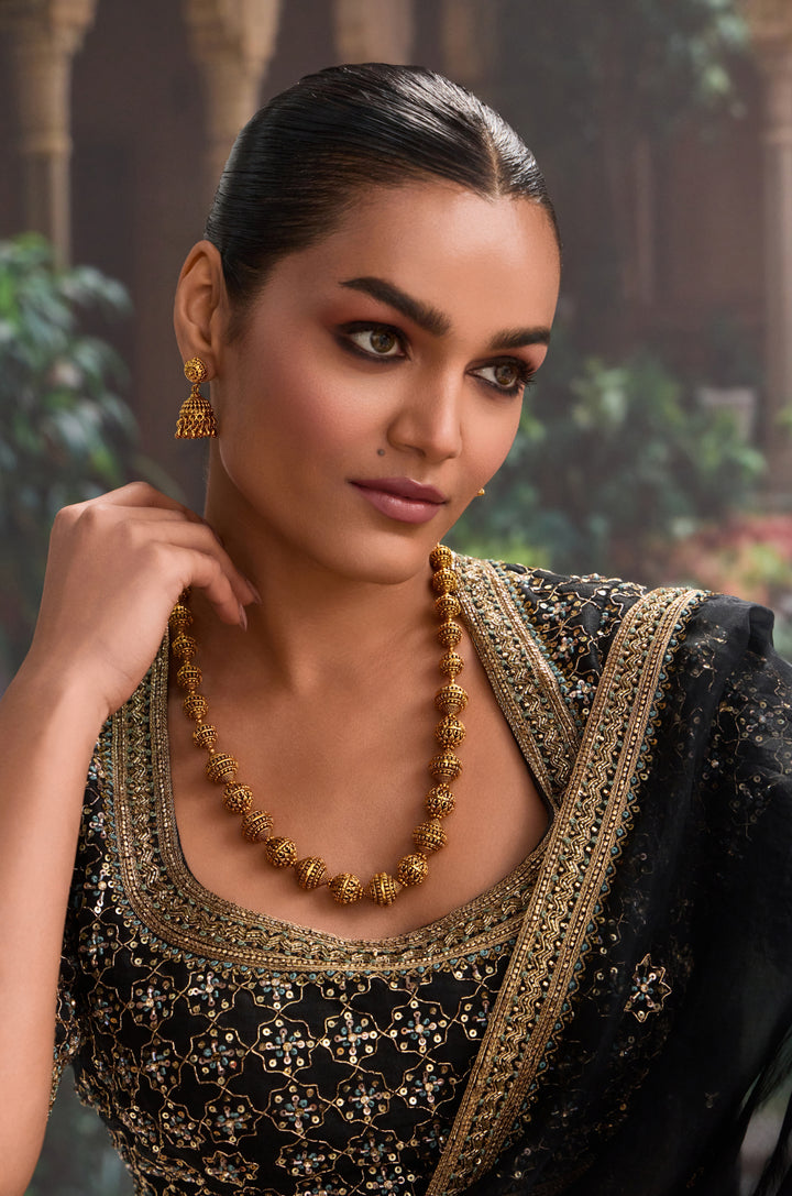 Tabira Temple Work Necklace Set