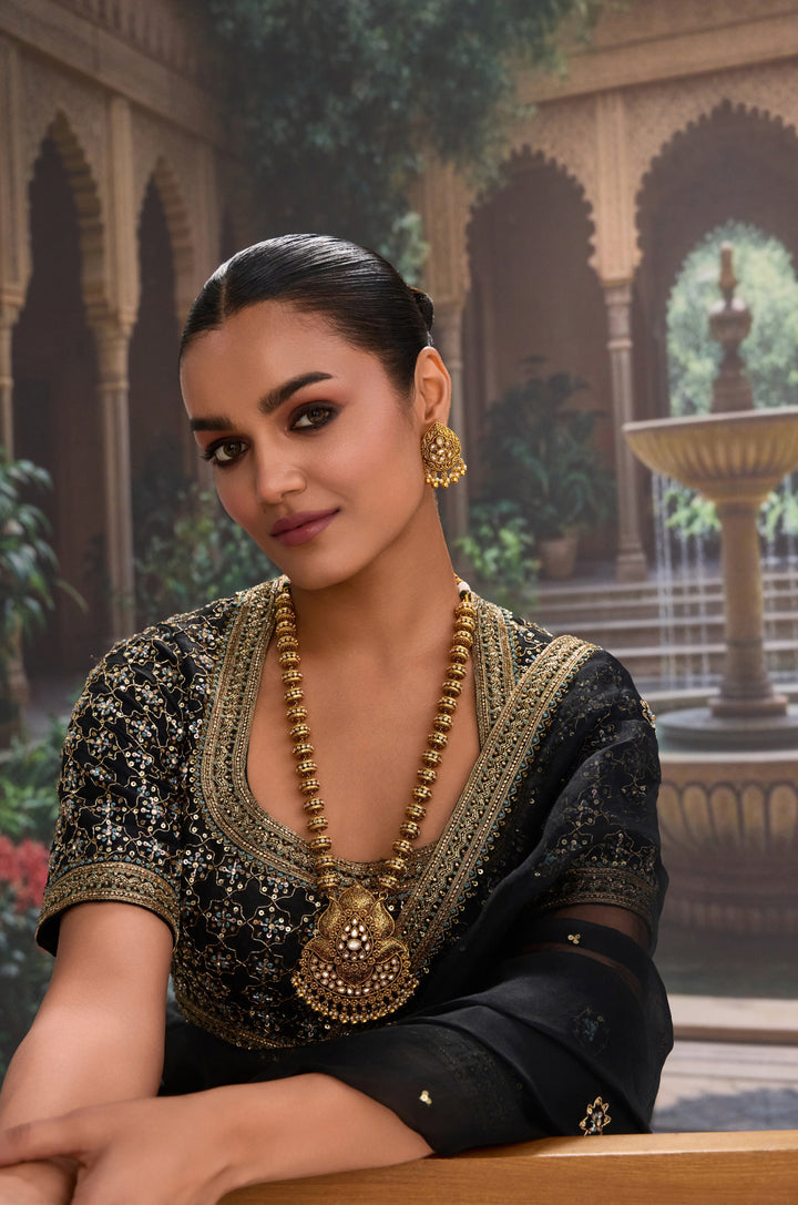 Sargun Temple Necklace Set