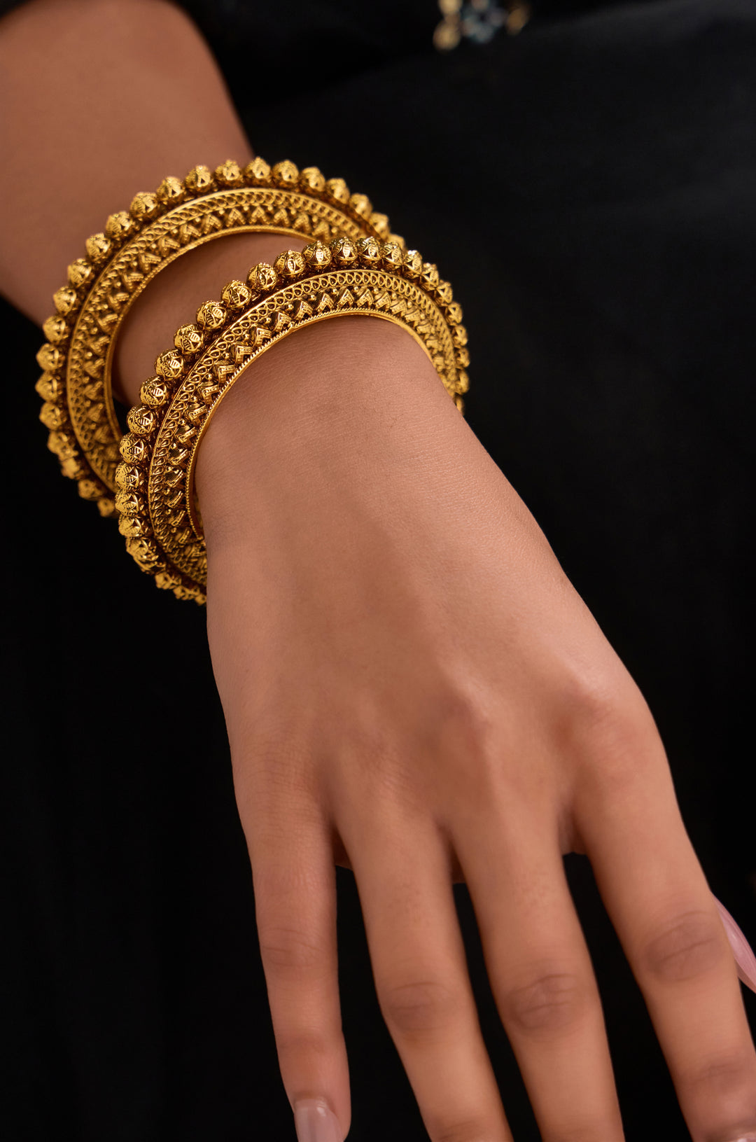 Aliza Temple Bangles - Set of 2