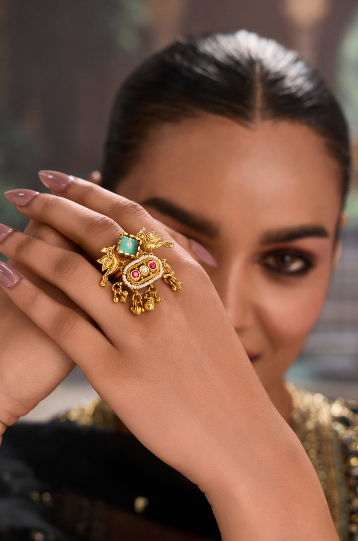 Kaira Temple Work Ring