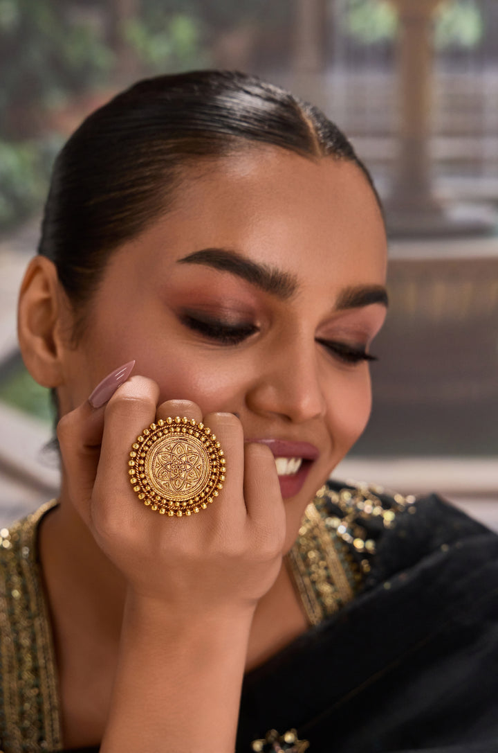 Shweta Temple Work Ring