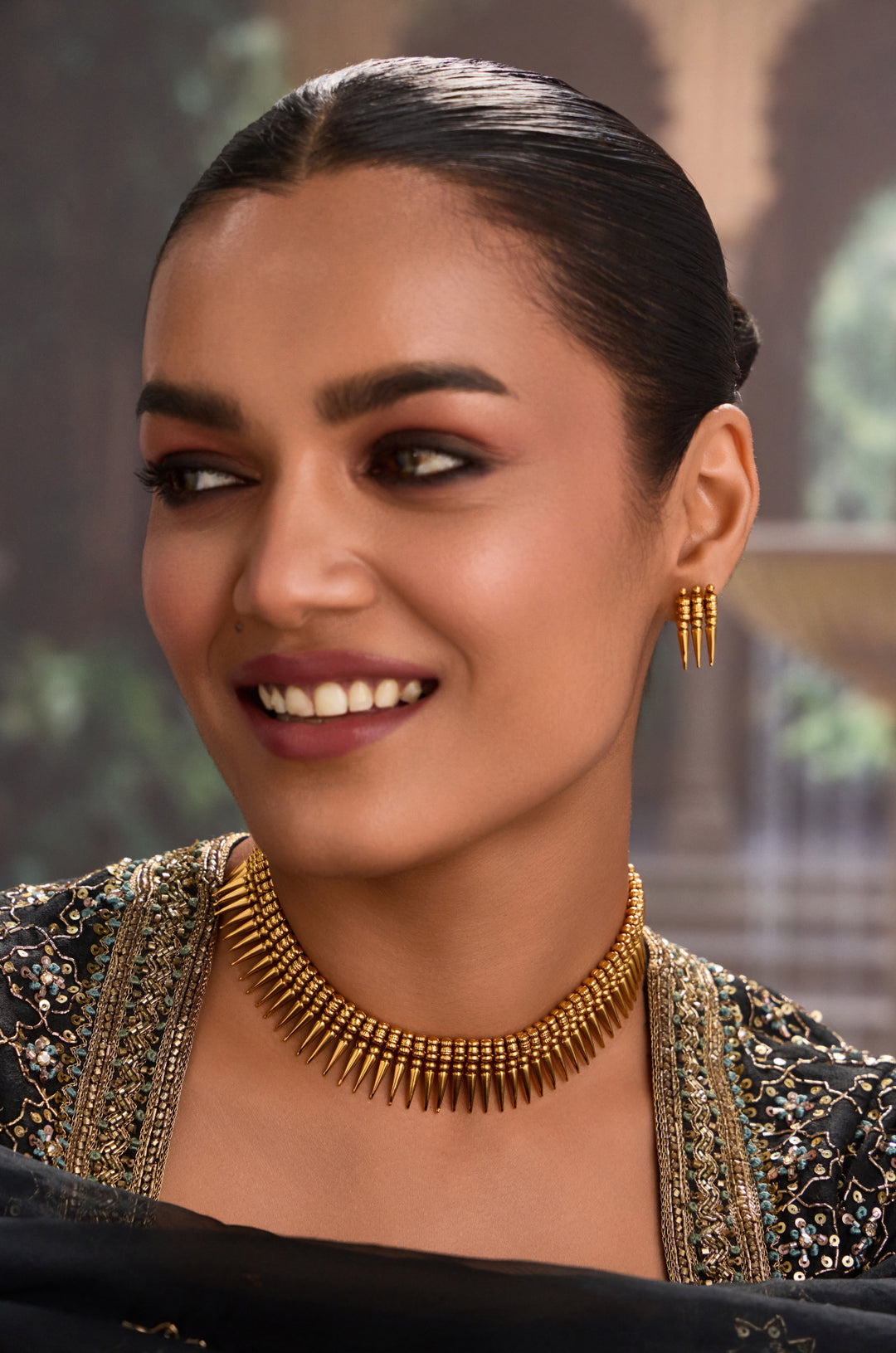 Ishwari Temple Necklace Set