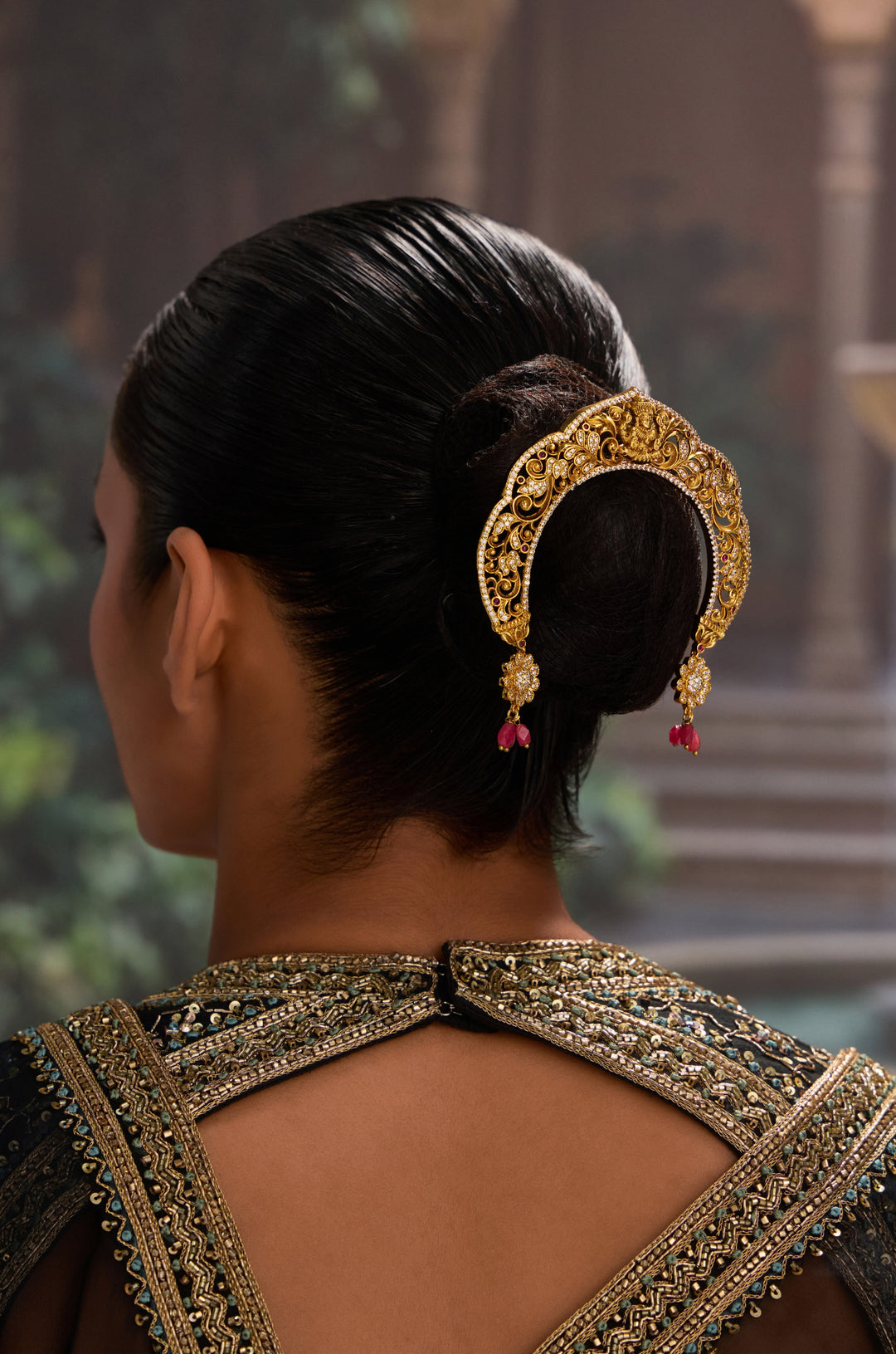 Nisha Temple Work Braid Pin