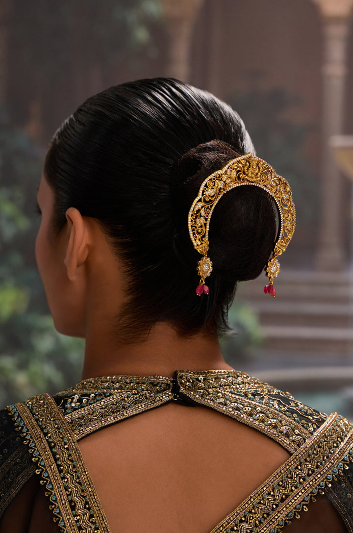 Nisha Temple Work Braid Pin
