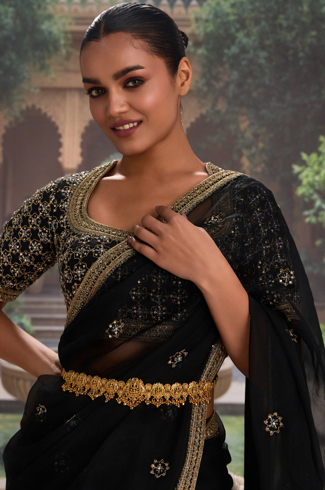 Ahalya Temple Work Waist Belt