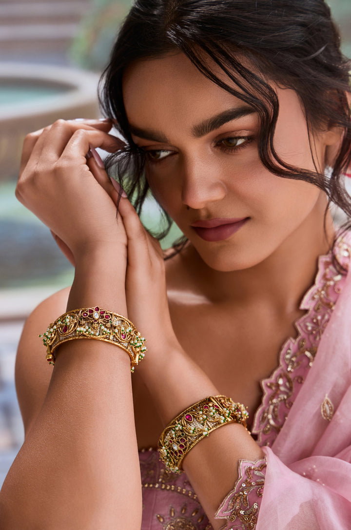 Guri Temple Bangles - Set of 2