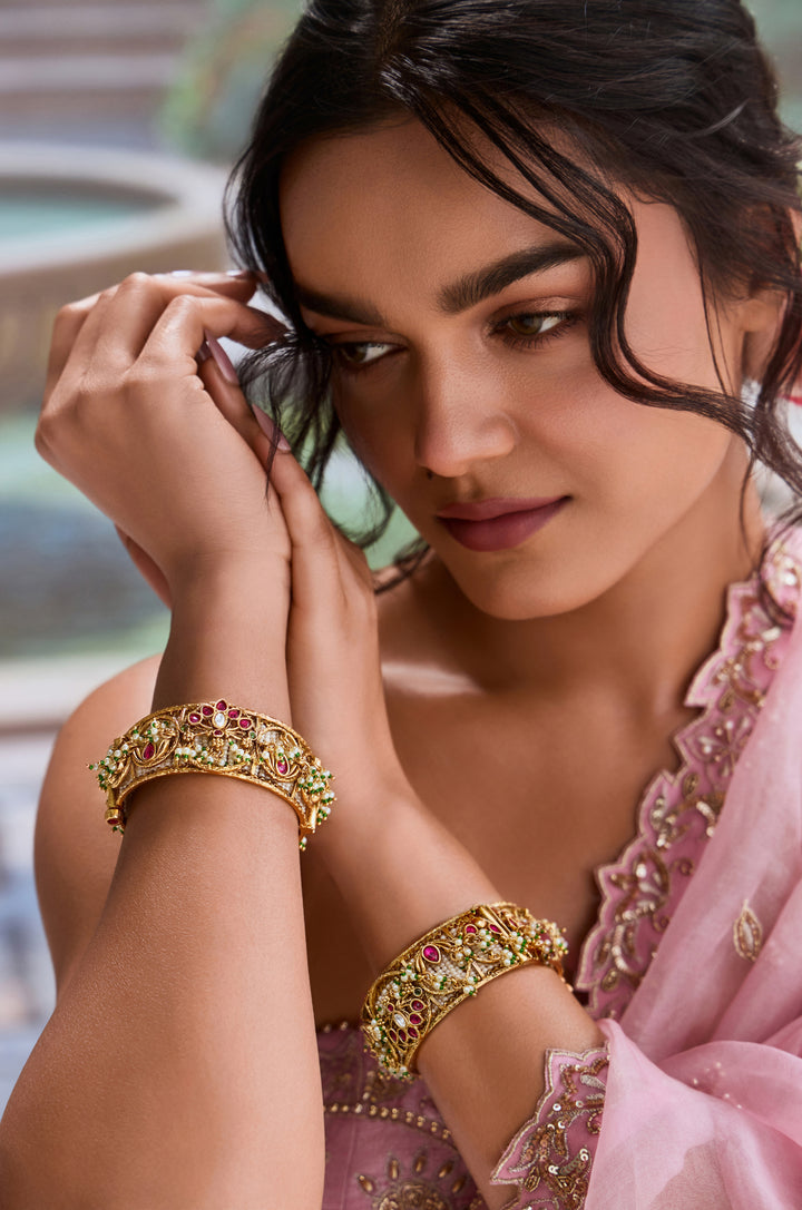 Guri Temple Bangles - Set of 2