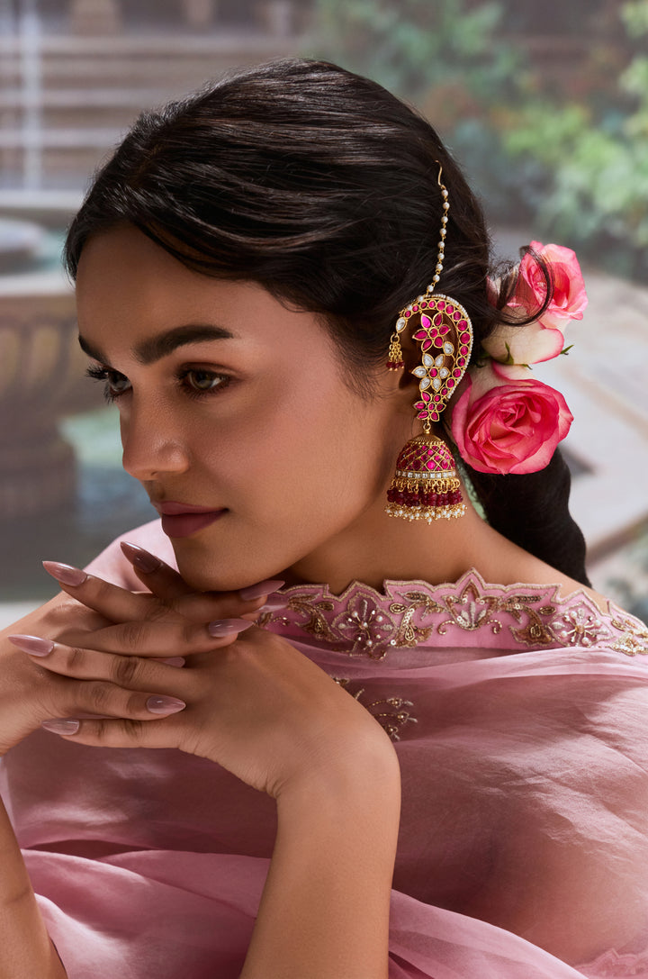 Ridhi Temple Jhumka Earcuffs