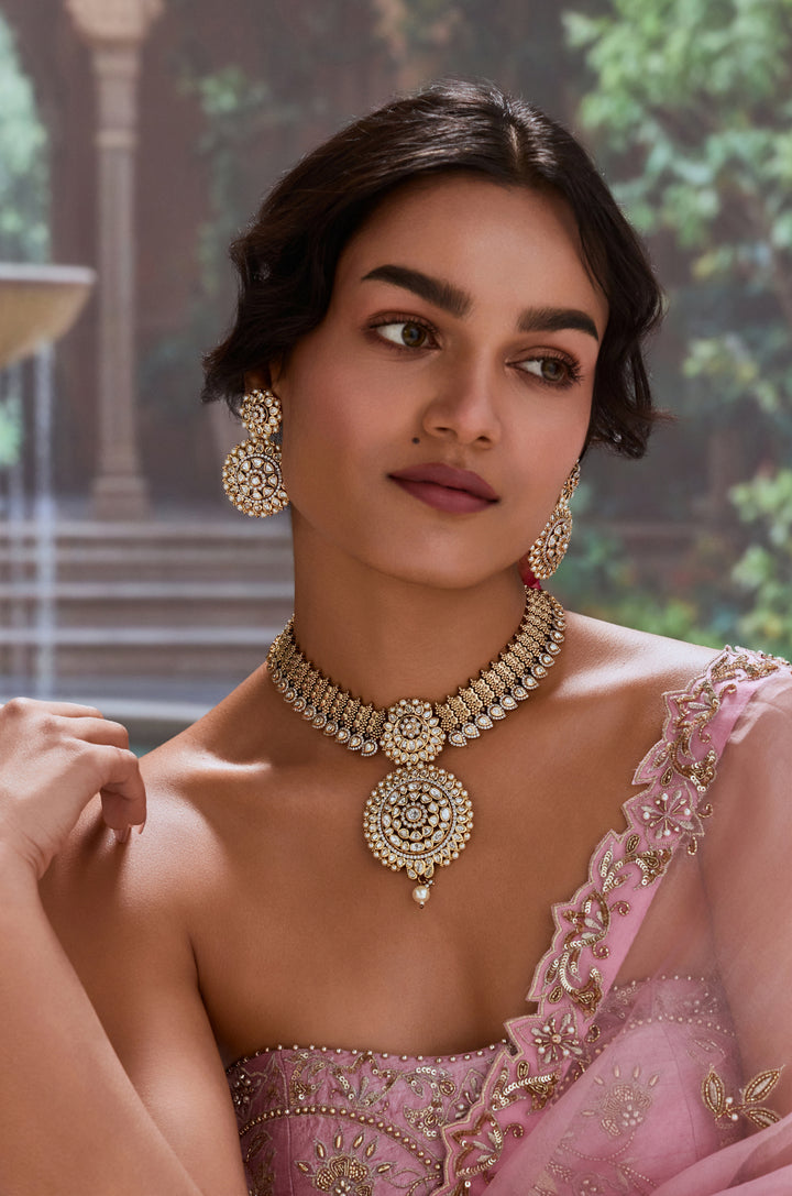 Preeta Polki Necklace Set