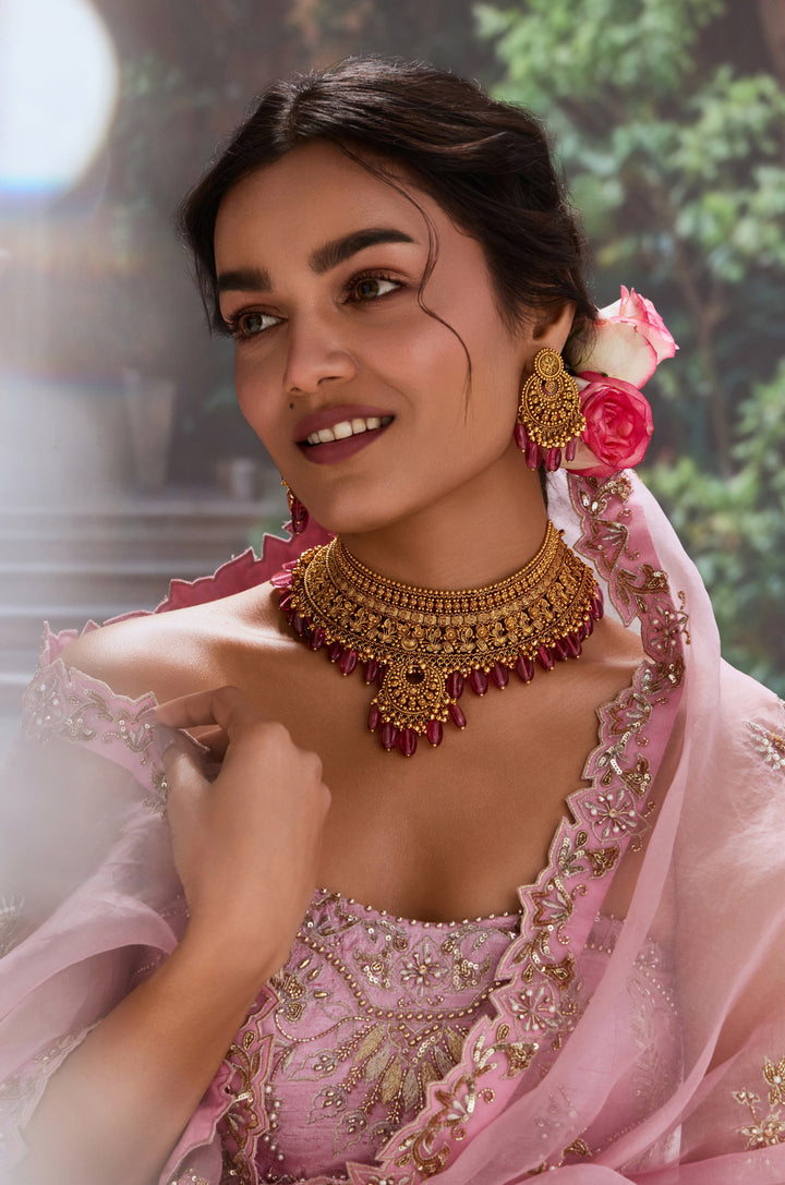 Chandrika Temple Necklace Set