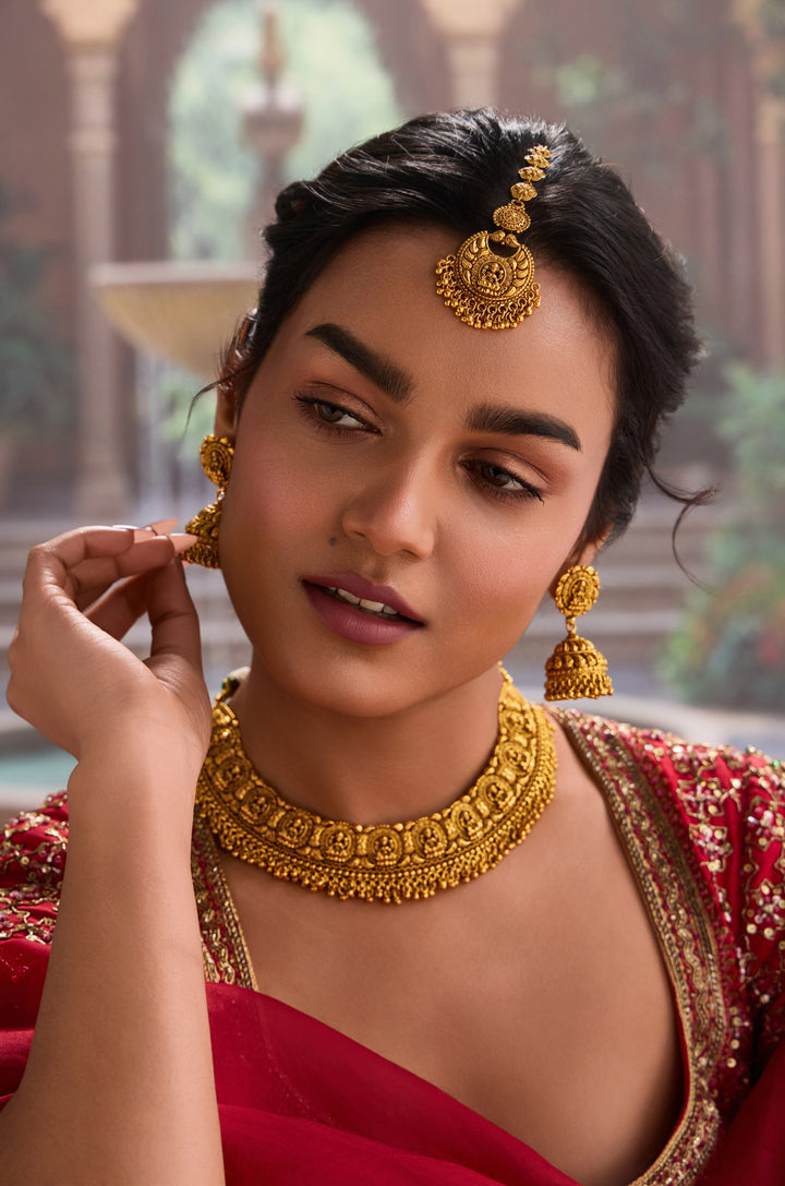 Ronisha Temple Work Necklace Set