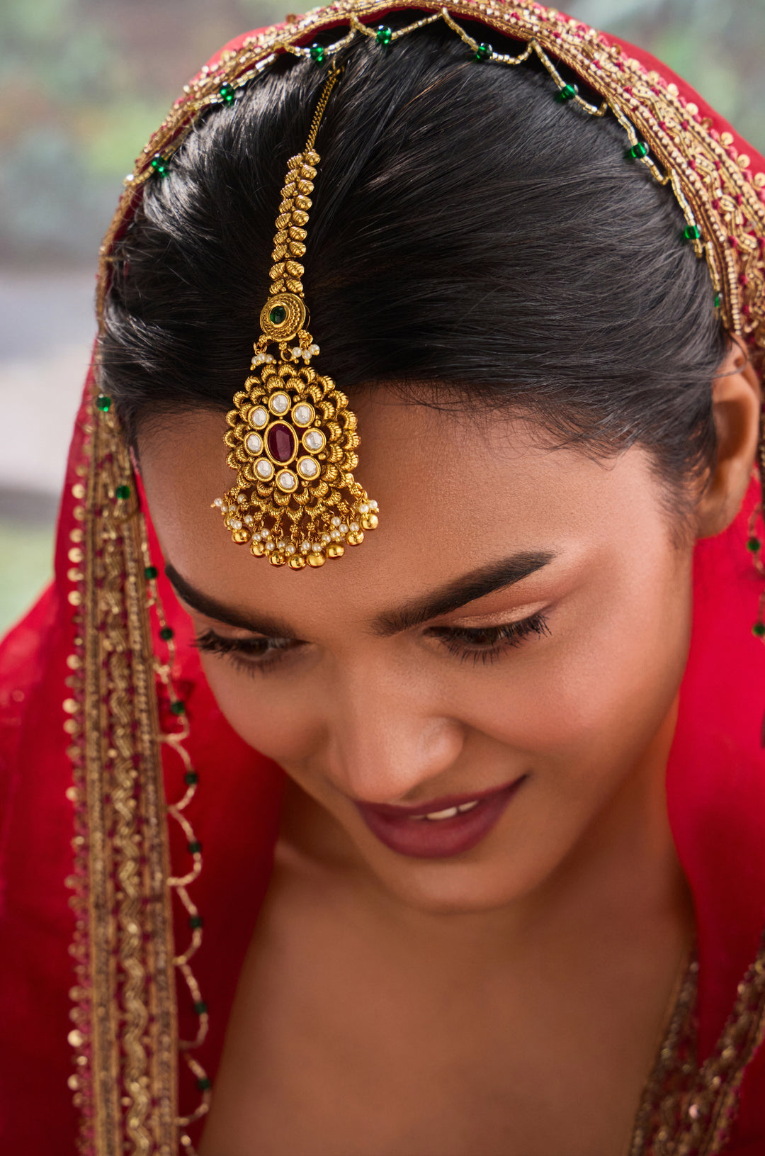 Tarika Temple Work Maangtikka