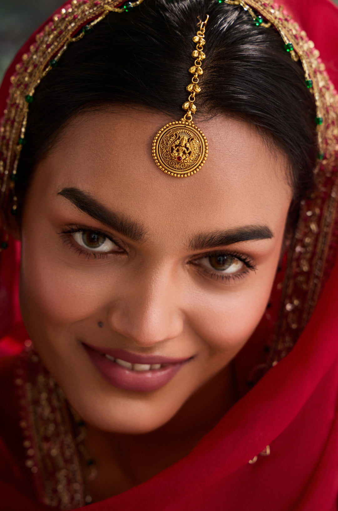 Sehar Temple Work Maangtikka