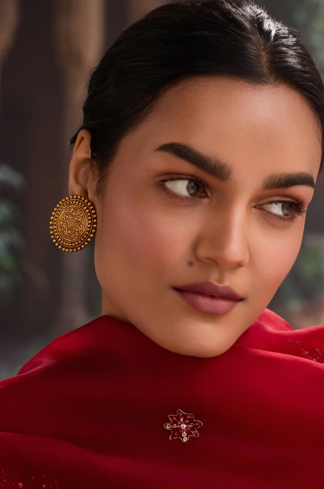 Shweta Temple Work Studs